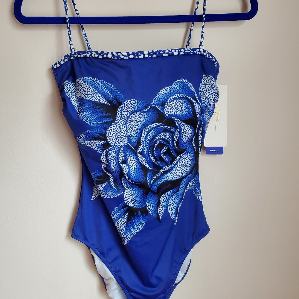 Gottex One Piece Blue maillot  Size 10 per brand (true size 6)  Cobalt